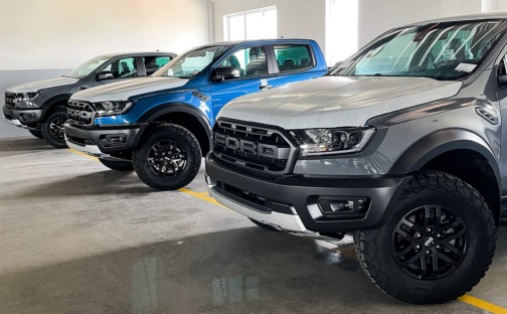 Xe Ford Ranger Raptor 2022 mới về Việt Nam được đăng ký dưới dạng xe bán tải.jpg